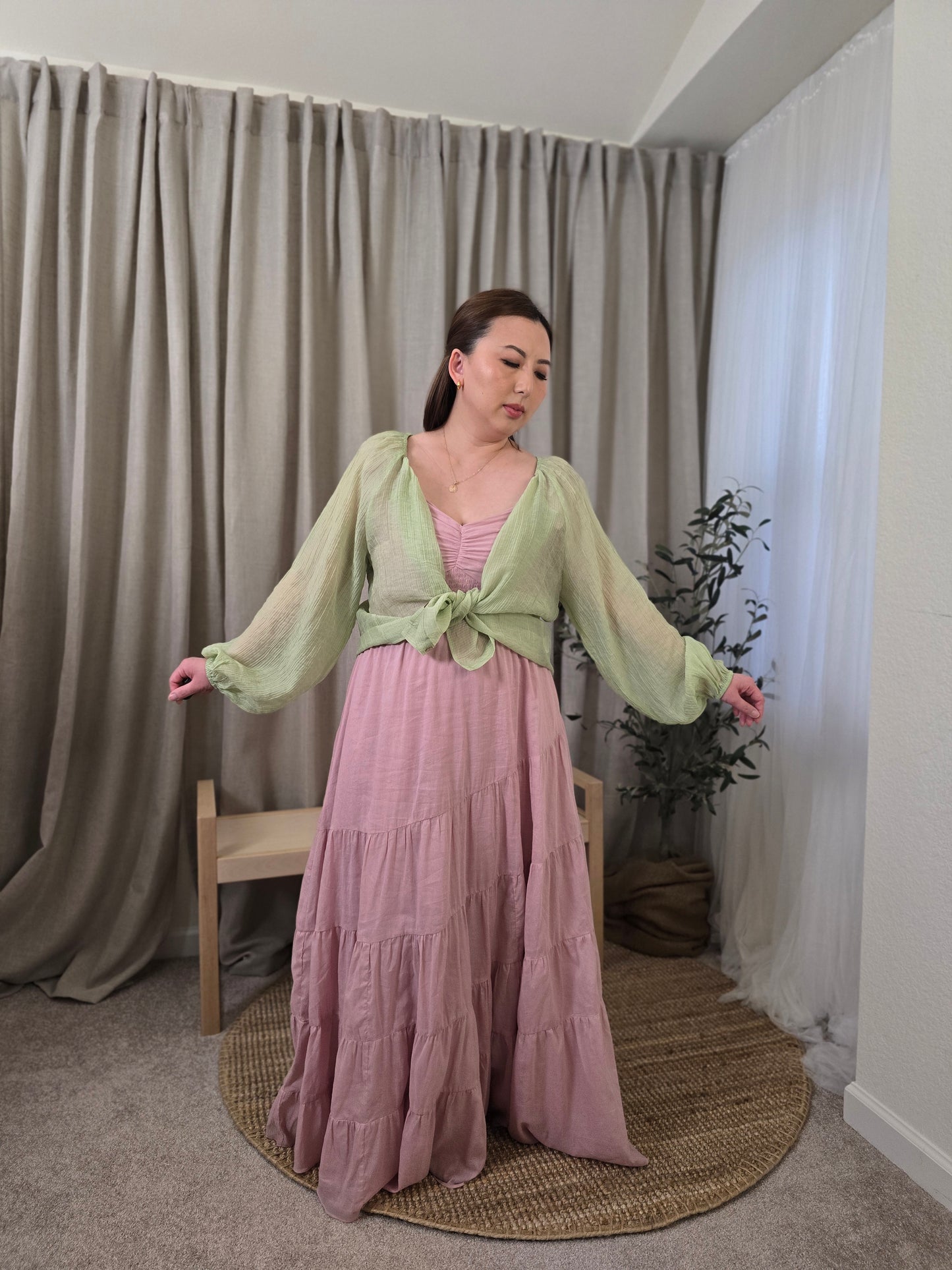 The Breezy Blouse (Light Green)